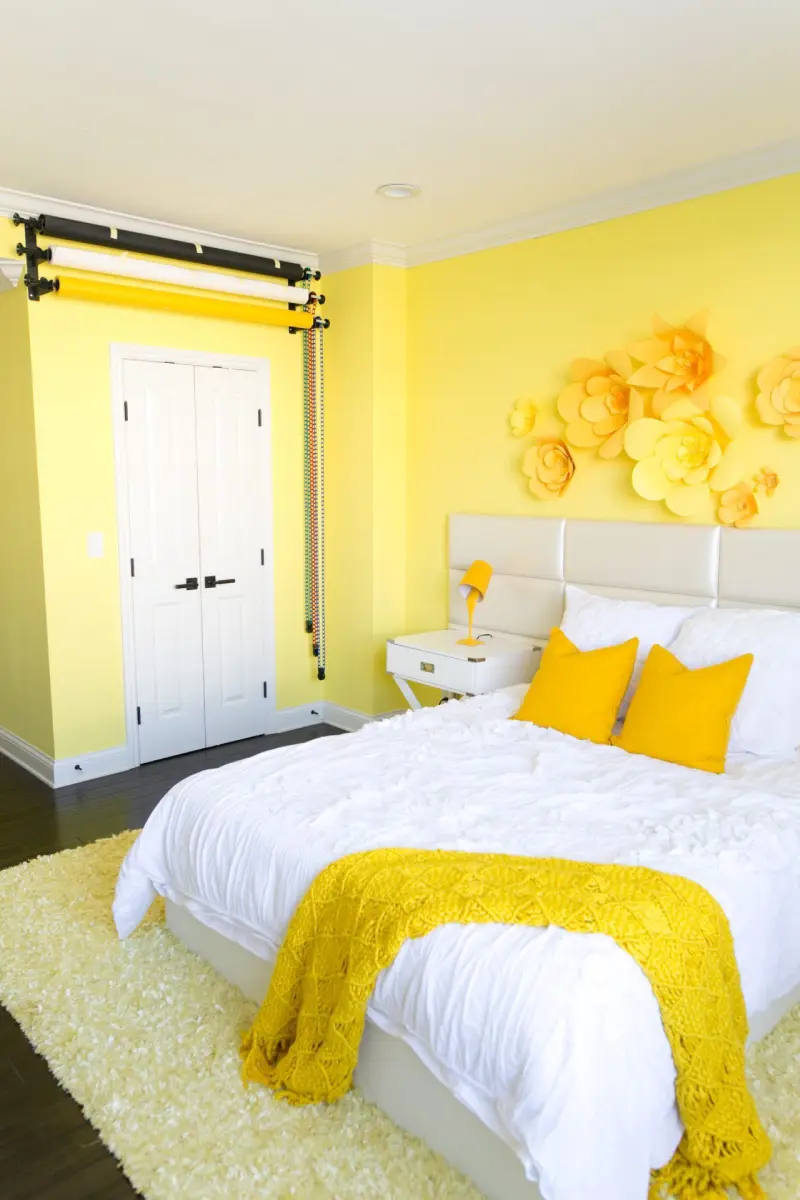روانشناسی رنگ زرد در اتاق خواب